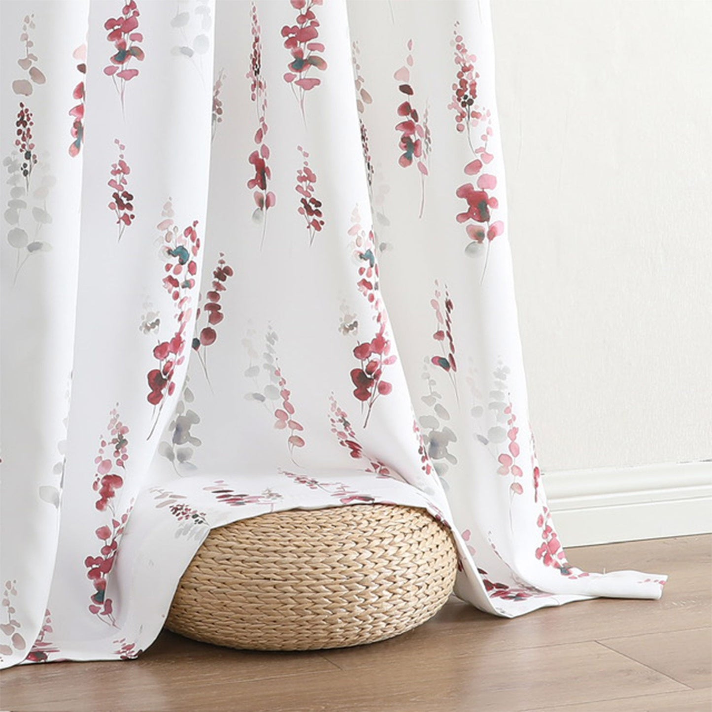 Adela Printed Room Darkening Grommet Window Curtain Panel, 52x84 Inches